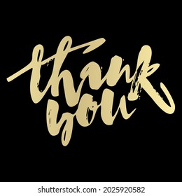 Scalable vector illustration. Thank you, signature. Thank you sticker. Thank you sticker for business, marketing and advertising. Customer service.