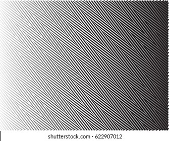Scalable vector illustration, that consists of abstract gradient transition created using lines. Isolated image, which you can use to screen and print (corporate identity, advertising, souvenir, etc.)