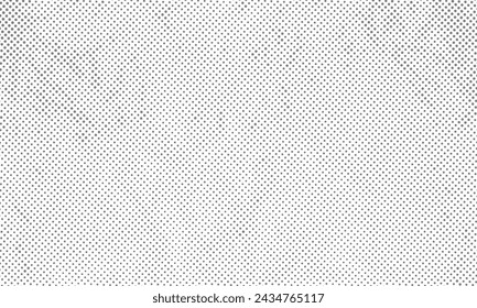 Scalable Vector Newspaper Dotted Halftone Texture Retro Print Overlay with Transparent Background