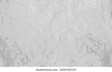 Scalable Vector Newspaper Dotted Halftone Texture Retro Print Overlay with Transparent Background