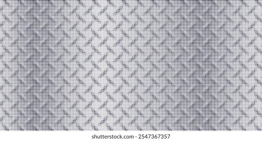 Scalable Vector Newspaper Dotted Halftone Texture Retro Print Overlay with Transparent Background