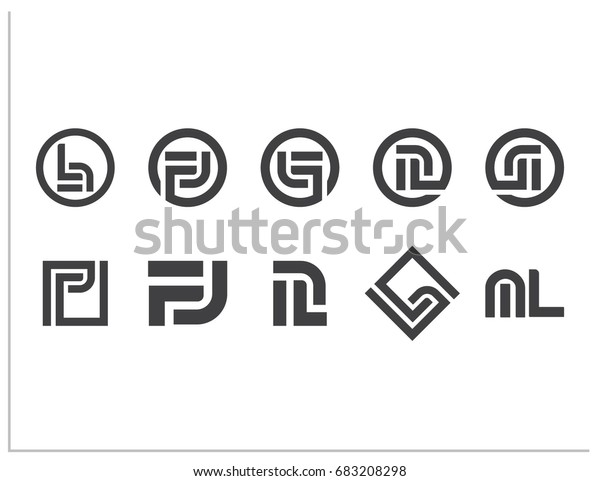 Scalable Vector Set 10 Icons Hidden Stock Vector Royalty Free 698