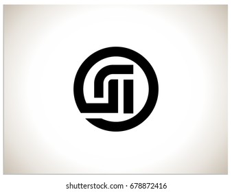 Scalable vector sign, created of hidden letters L, D, I, o, m, n or Greek letter pi in a circle. Isolated logo, for screen (web, app, video, etc.) and print (corporate identity, advertising, etc.)