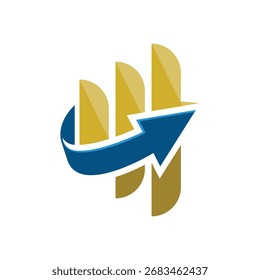 scale abstract logo modern style