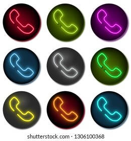 Scale to any size neon symbol