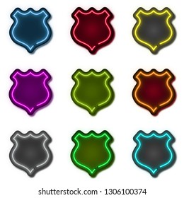 Scale to any size neon symbol