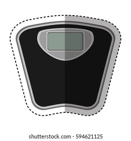 scale balance digital icon