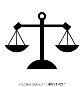 scale balance justice icon vector illustration design