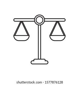 scale balance with weight lifting vector illustration design