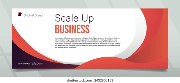 Scale Up Business Banner Design