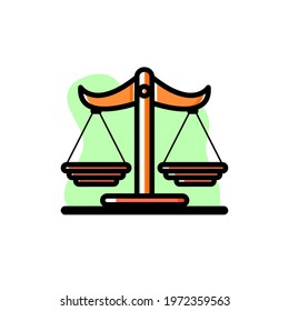 Scale Conceptual Vector Illustration Design Icon eps10