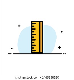Scale, Design, Designer  Business Flat Line Filled Icon Vector Banner Template. Vector Icon Template background
