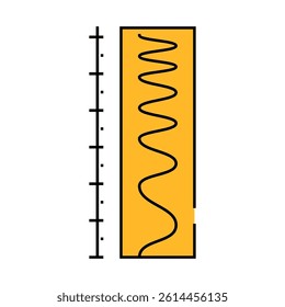 scale electromagnetic line icon vector. scale electromagnetic sign. isolated symbol illustration