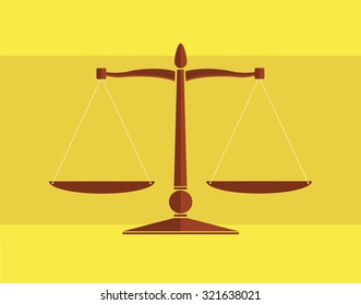 scale flat vector illustration
