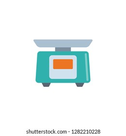 Scale flat vector style icon. Cooking and kitchen icon  for websites, web design, mobile app.
