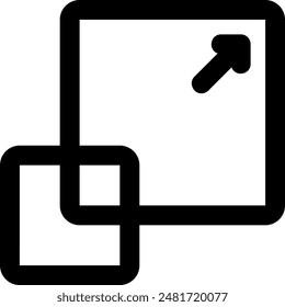 Vector de ilustración de pictograma de escala