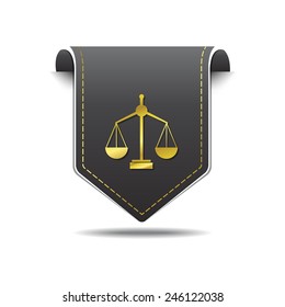 Scale golden Vector Icon Design