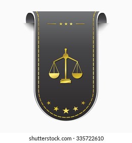 Scale golden Vector Icon Design