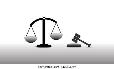Scale icon, balance vector