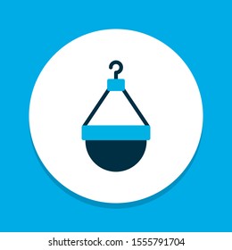 Scale icon colored symbol. Premium quality isolated weight element in trendy style.
