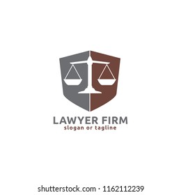 Scale icon design. Creative balance logo design related to attorney, law firm or lawyers