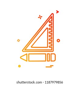 Scale icon design vector