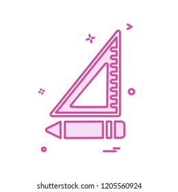 Scale icon design vector