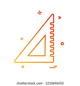 Scale icon design vector