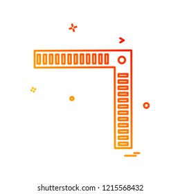 Scale icon design vector