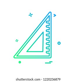scale icon design vector
