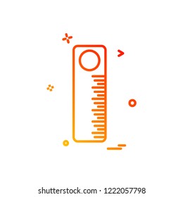 Scale icon design vector