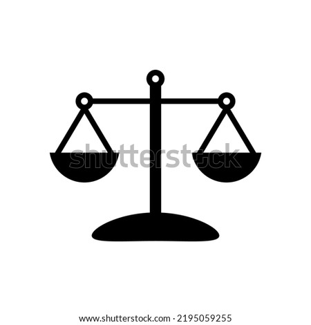 scale icon design vector illustration high quality black style