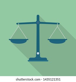 Scale Icon in Flat Design Style