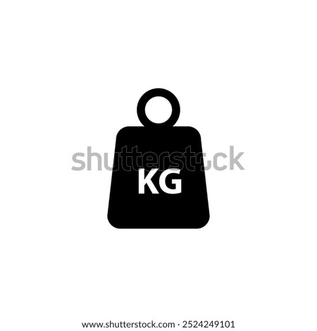 Scale icon in flat style, Gym icon trendy style illustration for web and app..eps