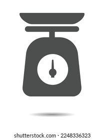 Scale icon. Graphic stock vector 