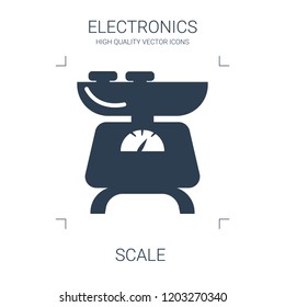 scale icon. high quality filled scale icon on white background. from electronics collection flat trendy vector scale symbol. use for web and mobile