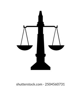 Icono de escala ilustrado sobre fondo