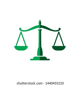 scale icon, illustration design template