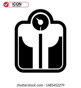scale icon isolated sign symbol vector illustration - high quality black style vector icons
