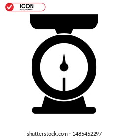scale icon isolated sign symbol vector illustration - high quality black style vector icons
