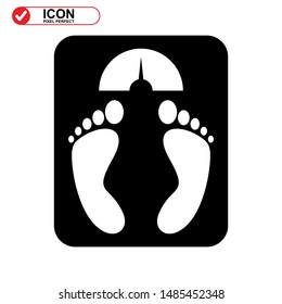 scale icon isolated sign symbol vector illustration - high quality black style vector icons
