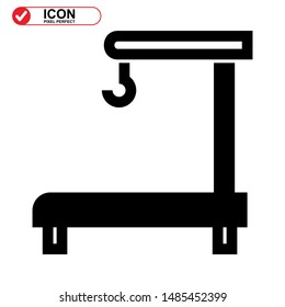 scale icon isolated sign symbol vector illustration - high quality black style vector icons
