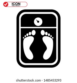 scale icon isolated sign symbol vector illustration - high quality black style vector icons
