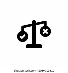 scale icon isolated sign symbol vector illustration - high quality black style vector icons