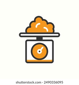 scale icon, isolated icon theme bakery