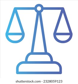 scale icon with isolated vektor and transparent background