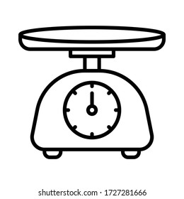 scale icon kitchen utensil vector