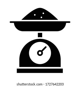 scale icon kitchen utensil vector