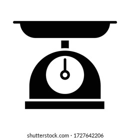 scale icon kitchen utensil vector