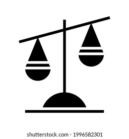 scale icon or logo isolated sign symbol vector illustration - high quality black style vector icons
